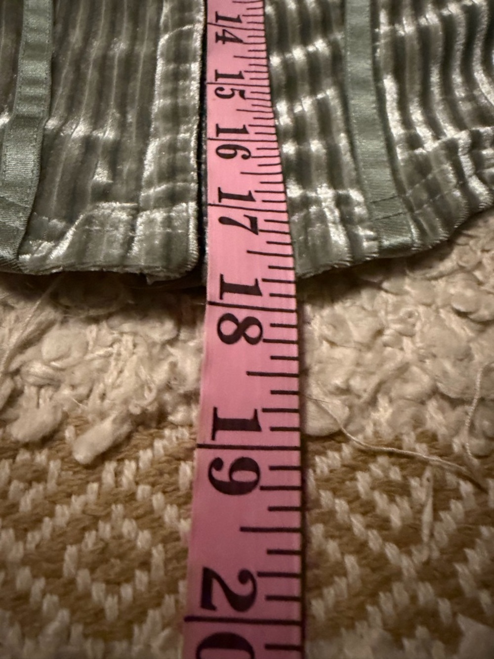 Haute Monde Sage Green Long-Sleeve Corset Crop Top size medium euc - Picture 5 of 5
